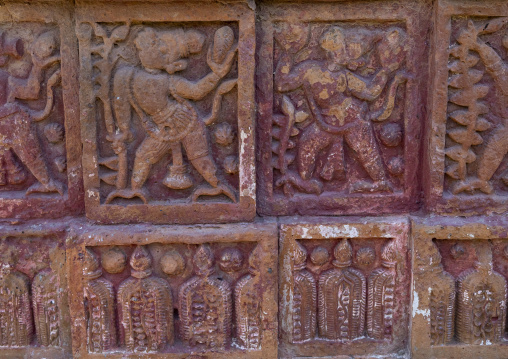 The Pancha Ratna Govinda temple terracotta, Rajshahi Division, Puthia, Bangladesh