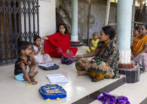 Religious school in an hindu temple