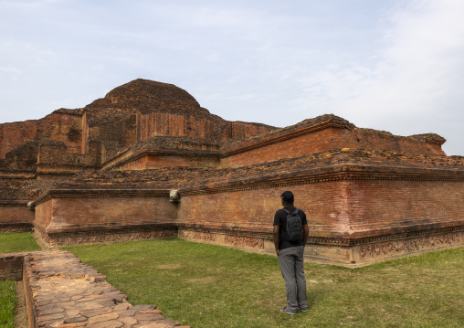 Bangladeshi tourist in Somapura Mahavihara, Rajshahi Division, Badalgachhi, Bangladesh