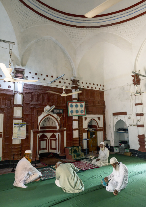 Bangladeshi muslim men inside Atia mosque, Dhaka Division, Delduar, Bangladesh