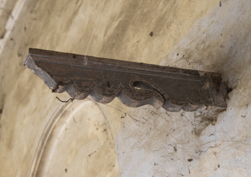 Old heritage house balcony at Pakutia Zamindar Bari, Dhaka Division, Nagarpur, Bangladesh