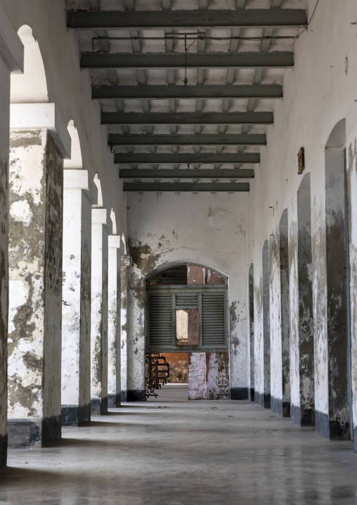 Corridor in Balihati Palace, Dhaka Division, Saturia, Bangladesh