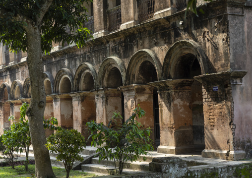 Heritage houses inside Balihati Palace, Dhaka Division, Saturia, Bangladesh