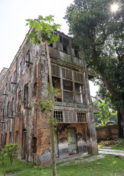 Heritage houses inside Balihati Palace, Dhaka Division, Saturia, Bangladesh