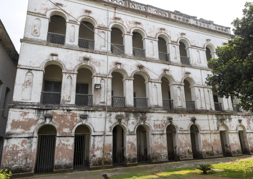 Heritage houses inside Balihati Palace, Dhaka Division, Saturia, Bangladesh