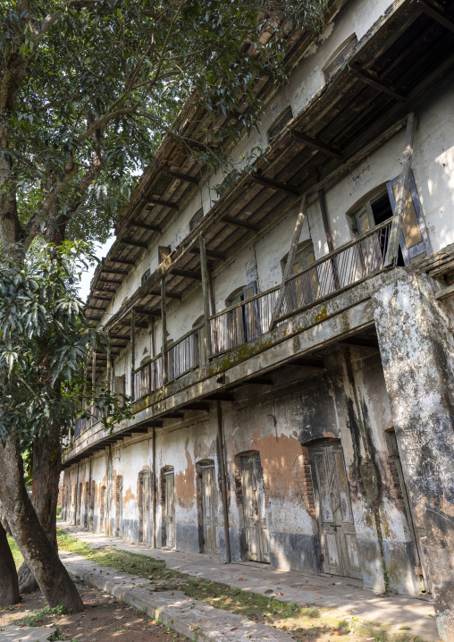 Heritage houses inside Balihati Palace, Dhaka Division, Saturia, Bangladesh