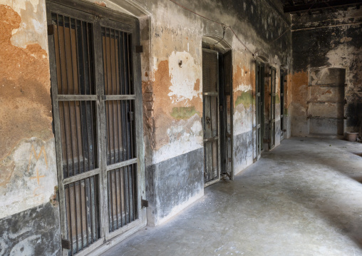 Heritage house doors inside Balihati Palace, Dhaka Division, Saturia, Bangladesh