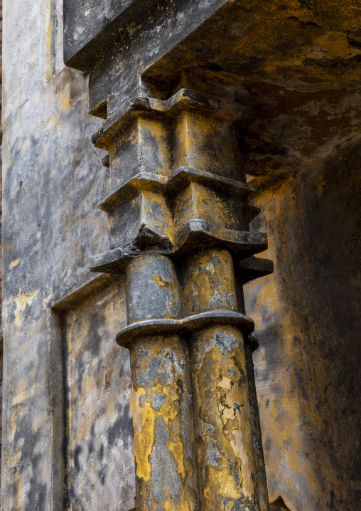 Islamic style facade in Panam Nagar historic city, Dhaka Division, Sonargaon, Bangladesh