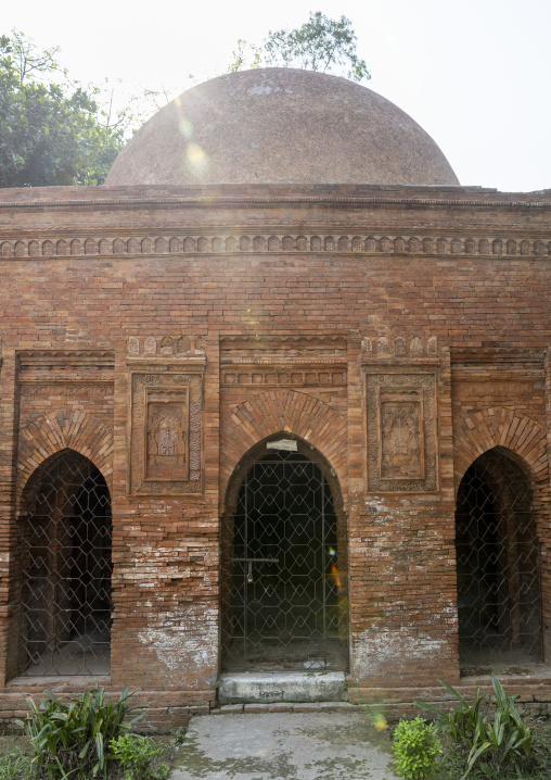 Goaldi mosque entrance, Dhaka Division, Sonargaon, Bangladesh