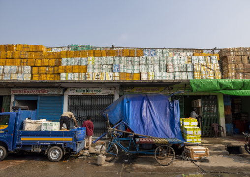 Fish market shops, Chittagong Division, Chittagong, Bangladesh