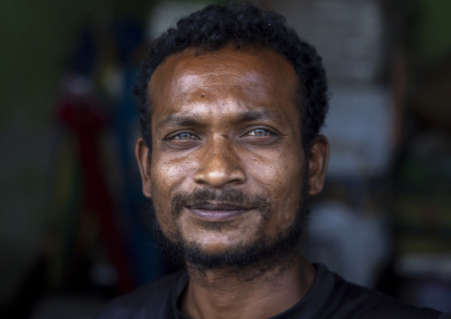 Portrait of a bangladeshi man with clear eyes, Chittagong Division, Chittagong, Bangladesh