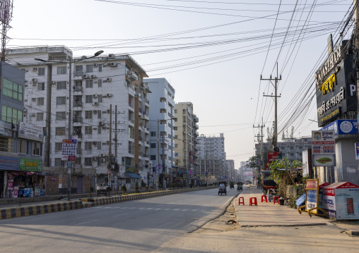 Modern buildings in the city, Chittagong Division, Cox's Bazar Sadar, Bangladesh