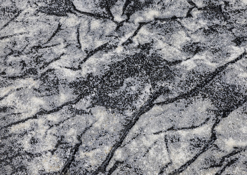 Aerial view of a salt field, Chittagong Division, Maheshkhali, Bangladesh