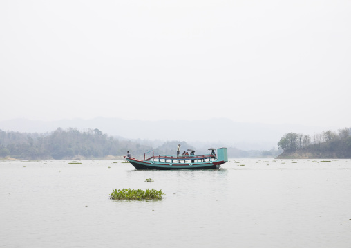 Local boat on a Kaptai Lake, Chittagong Division, Rangamati Sadar, Bangladesh