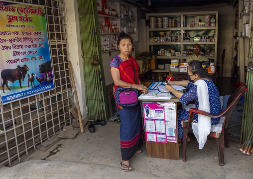 Veterinary at Chakma tribe market, Chittagong Division, Rangamati Sadar, Bangladesh