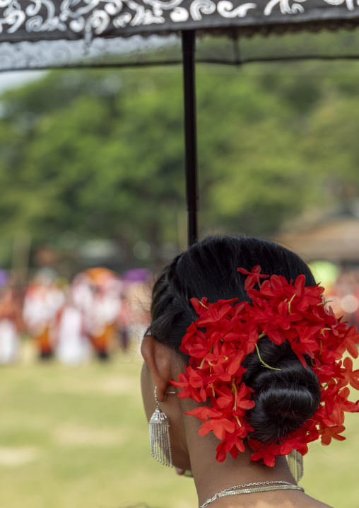 Chakma woman celebrating Biju festival, Chittagong Division, Kawkhali, Bangladesh