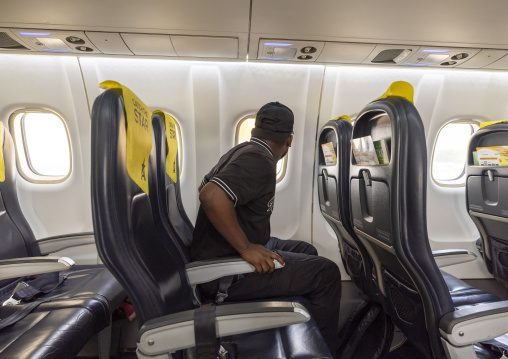 Bangladeshi passenger in Star airline plane, Chittagong Division, Chittagong, Bangladesh