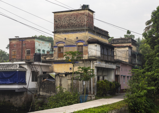 Old houses in a village, Dhaka Division, Tongibari, Bangladesh