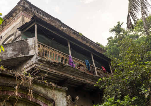 Balcony of an heritage house, Dhaka Division, Tongibari, Bangladesh