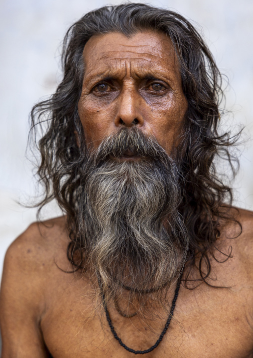 Portrait of an hindu devotee, Dhaka Division, Dhaka, Bangladesh