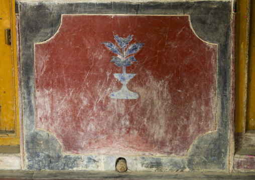 Old heritage house decoration at Pakutia Zamindar Bari, Dhaka Division, Nagarpur, Bangladesh