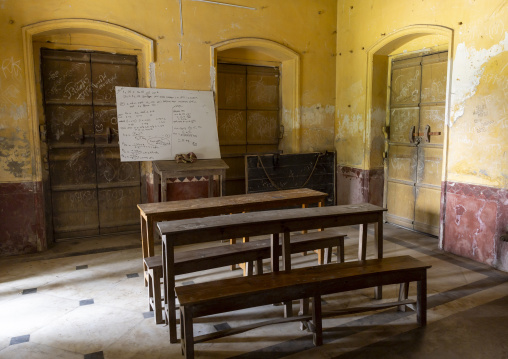Classroom in an heritage house at Pakutia Zamindar Bari, Dhaka Division, Nagarpur, Bangladesh