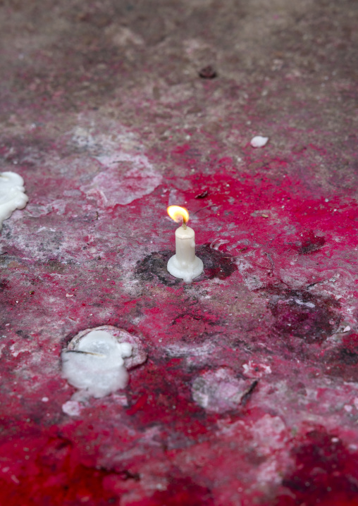 Candle lit in Kantajew hindu Temple, Rangpur Division, Dinajpur, Bangladesh