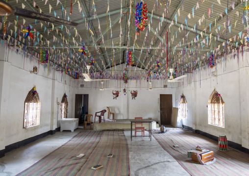 Christian church in Santal ethnic group, Rajshahi Division, Tanore, Bangladesh