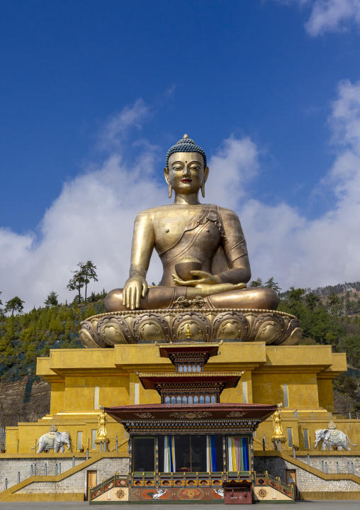 The statue of Buddha Dordenma, Thimphu, Kuenselphodrang, Bhutan