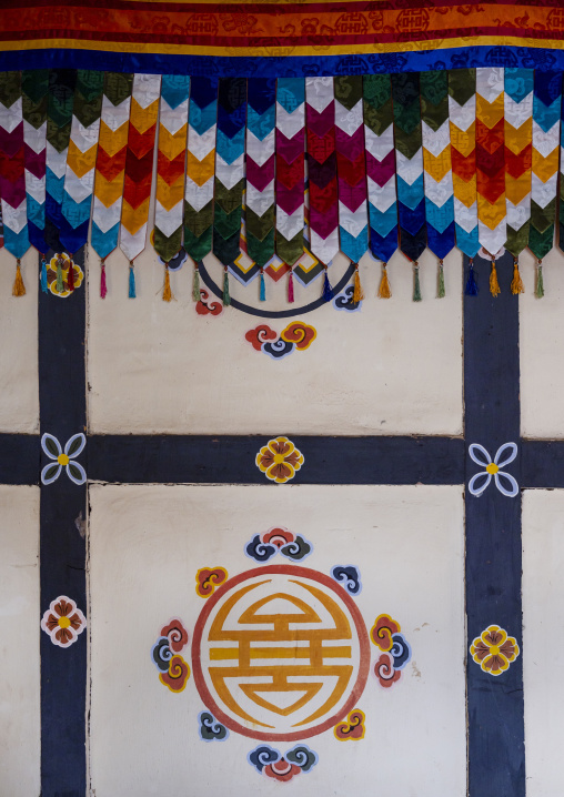 Inside Nyenzer Lhakhang temple, Thedtsho Gewog, Wangdue Phodrang, Bhutan