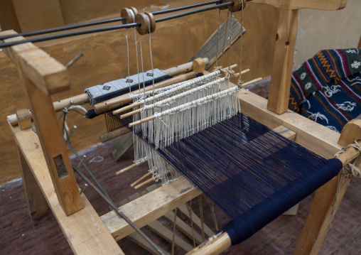 Loom to make traditional dress, Trongsa District, Trongsa, Bhutan