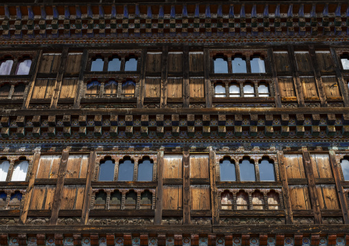 Ogyen Choling Palace and Museum facade, Bumthang, Ogyen Choling, Bhutan