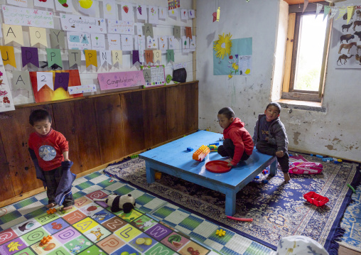 Kindergarten in Ogyen Choling Palace, Bumthang, Ogyen Choling, Bhutan