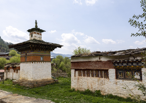 Stupa, Bumthang, Ogyen Choling, Bhutan