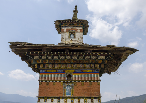 Top of a stupa, Bumthang, Ogyen Choling, Bhutan