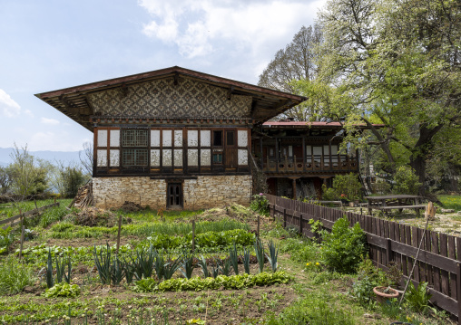 Organic garden of Ogyen Choling Palace and Museum, Bumthang, Ogyen Choling, Bhutan