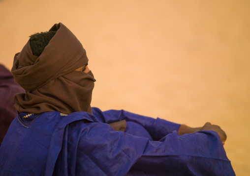 Portrait of a tuareg man, Tripolitania, Ghadames, Libya