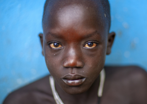 Bodi boy portrait, Omo Valley, Hana Mursi, Ethiopia