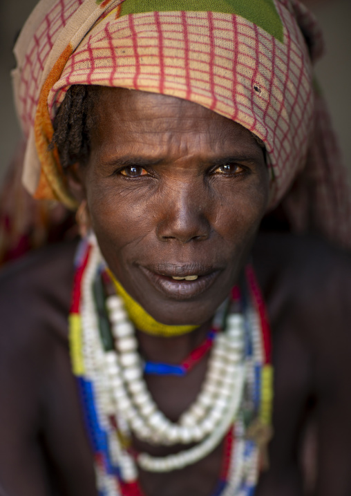 Erbore tribe woman portrait, Erbore, Omo valley, Ethiopia