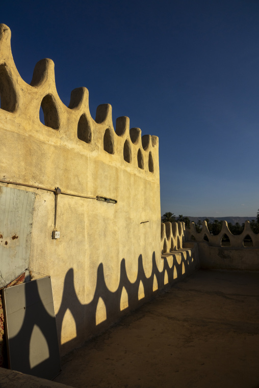 Traditional old mud house, Najran Province, Najran, Saudi Arabia