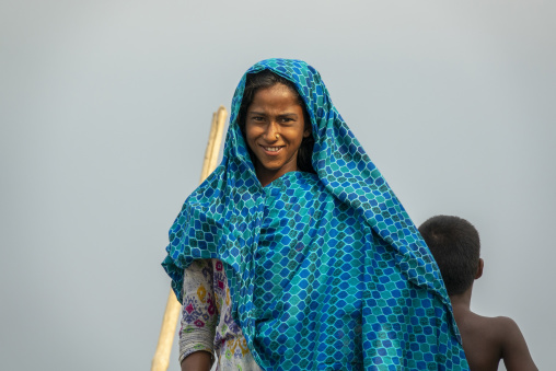 Gypsy living on a boat , Barisal Division, Barisal, Bangladesh