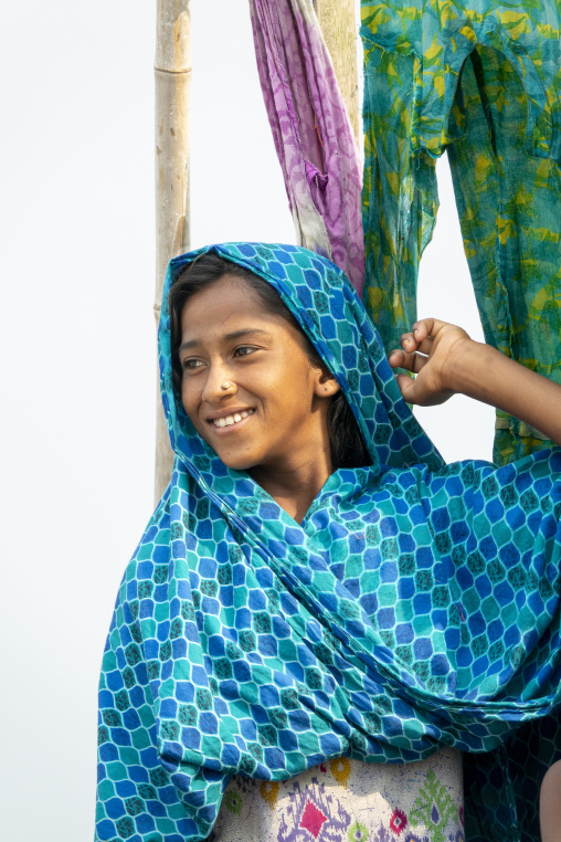 Gypsy living on a boat , Barisal Division, Barisal, Bangladesh