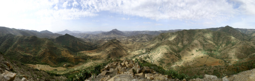Highlands landscape panorama, Central Region, Asmara, Eritrea