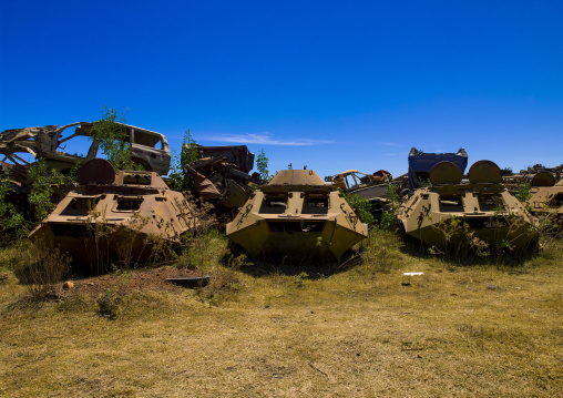 Tank graveyard, Central Region, Asmara, Eritrea
