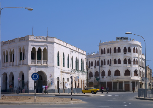 Old ottoman architecture buildings, Northern Red Sea, Massawa, Eritrea