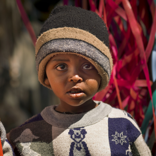 Boy with a cap in the street, Central Region, Asmara, Eritrea