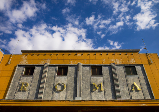 Old italian Roma cinema, Central Region, Asmara, Eritrea