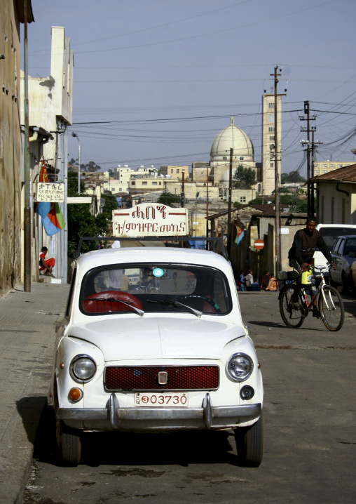 Fiat old car driving school, Central Region, Asmara, Eritrea