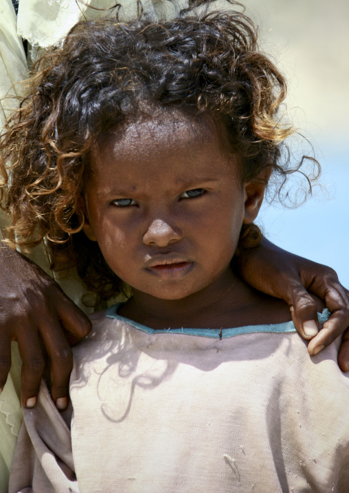 Afar tribe girl in Dissei island, Northern Red Sea, Dahlak, Eritrea