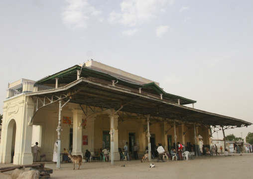 Bus and former train station, Anseba, Keren, Eritrea